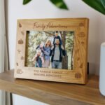 Personalised Autumn Design 6x4 Landscape Wooden Photo Frame - Image 2
