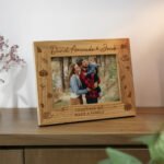 Personalised Autumn Design 6x4 Landscape Wooden Photo Frame - Image 3