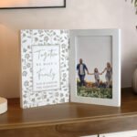 Personalised 'Together We Make A Family' Wooden Hinged 4x6 Portrait Photo Frame - Image 3