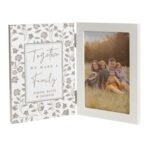 Personalised 'Together We Make A Family' Wooden Hinged 4x6 Portrait Photo Frame - Image 4