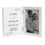 Personalised Anniversary Wooden Hinged 4x6 Portrait Photo Frame - Image 5