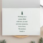 Personalised Any Message Photo Upload Christmas Cards (10 Pack) - Image 2