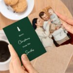 Personalised Any Message Photo Upload Christmas Cards (10 Pack) - Image 4
