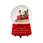 Personalised Any Message Musical 'Jingle Bells' Santa Snow Globe - Image 5