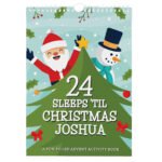 Personalised '24 Sleeps Til' Christmas' Activity Advent Calendar Book - Image 8