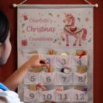 Personalised Children's Unicorn Design 'Christmas Countdown' Advent Calendar - Image 2