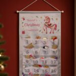 Personalised Children's Unicorn Design 'Christmas Countdown' Advent Calendar - Image 4