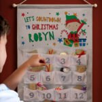 Personalised Elf Design 'Let's Countdown To Christmas' Advent Calendar - Image 2