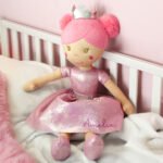 Personalised Name Only Pink Princess Ballerina Rag Doll