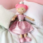 Personalised Name Only Pink Princess Ballerina Rag Doll - Image 3