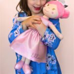 Personalised Name Only Pink Princess Ballerina Rag Doll - Image 4