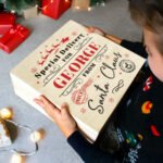 Personalised Children's 'Special Delivery' Large Wooden Christmas Eve Box - Image 2