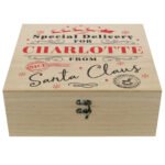 Personalised Children's 'Special Delivery' Large Wooden Christmas Eve Box - Image 5