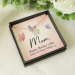 Personalised Butterflies Design Sentiment Silver Plated Butterfly Necklace & Gift Box - Image 3