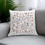 Personalised Leopard Print Design Filled Cushion - Image 3