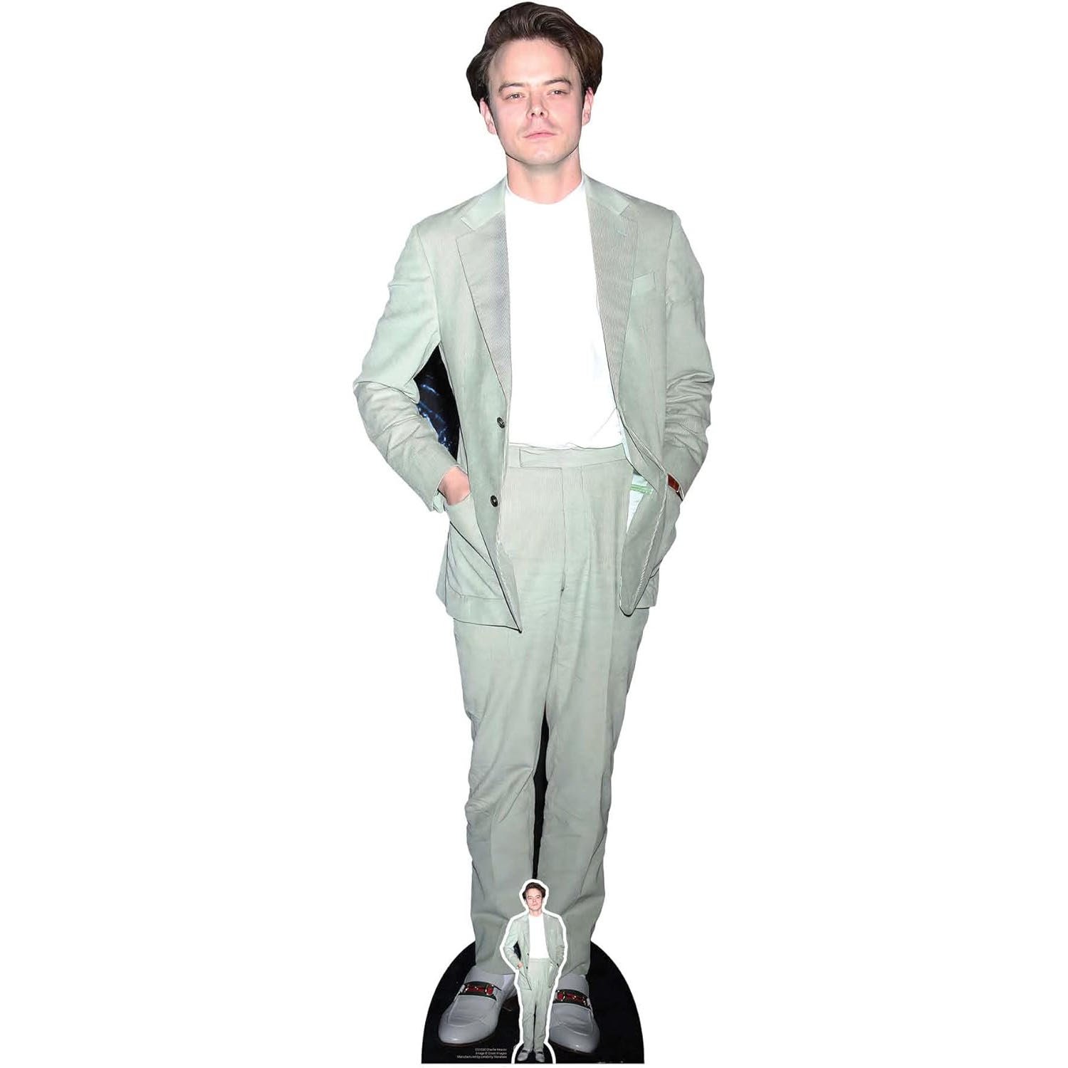 CS1000 Charlie Heaton (English Actor) Lifesize + Mini Cardboard Cutout Charlie Heaton (English Actor) Lifesize + Mini Cardboard Cutout - Image 1