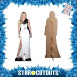 Millie Bobby Brown 'White Dress' (British Actress) Lifesize + Mini Cardboard Cutout - Image 2