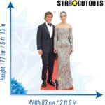 Tom Cruise & Jennifer Connelly (American Actor/Actress) Double Lifesize + Mini Cardboard Cutout - Image 3
