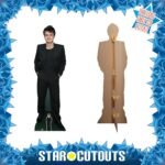 Joe Keery 'Black Suit' (American Actor) Lifesize + Mini Cardboard Cutout - Image 2