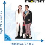 Sadie Sink & Gaten Matarazzo (American Actress/American Actor) Double Lifesize + Mini Cardboard Cutout - Image 3