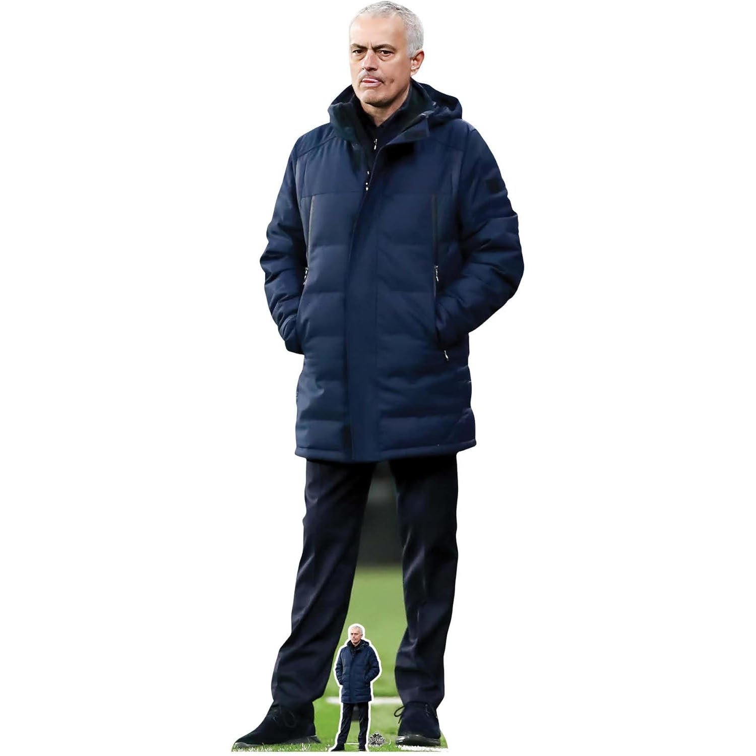 CS1037 José Mourinho (Portuguese Football Manager) Lifesize + Mini Cardboard Cutout José Mourinho (Portuguese Football Manager) Lifesize + Mini Cardboard Cutout - Image 1