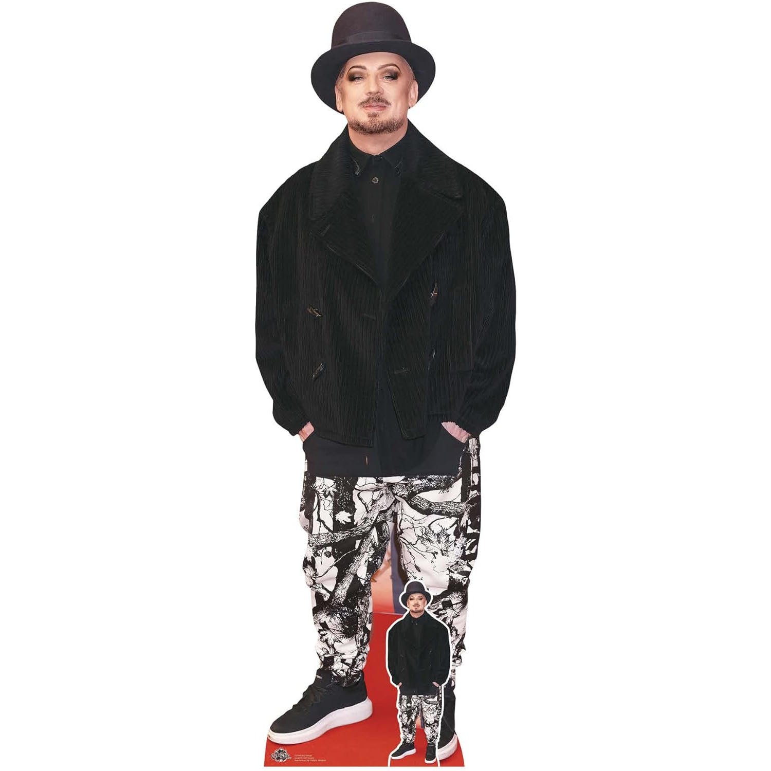 CS1042 Boy George (English Musician) Lifesize + Mini Cardboard Cutout Boy George (English Musician) Lifesize + Mini Cardboard Cutout - Image 1