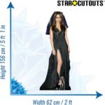 Jenna Ortega 'Black Dress' (American Actress) Lifesize + Mini Cardboard Cutout - Image 3