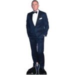 Daniel Craig 'Black Suit' (English Actor) Lifesize + Mini Cardboard Cutout