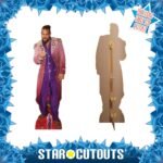 Jason Momoa 'Purple Suit' (American Actor) Lifesize + Mini Cardboard Cutout - Image 2
