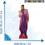 Jason Momoa 'Purple Suit' (American Actor) Lifesize + Mini Cardboard Cutout - Image 3