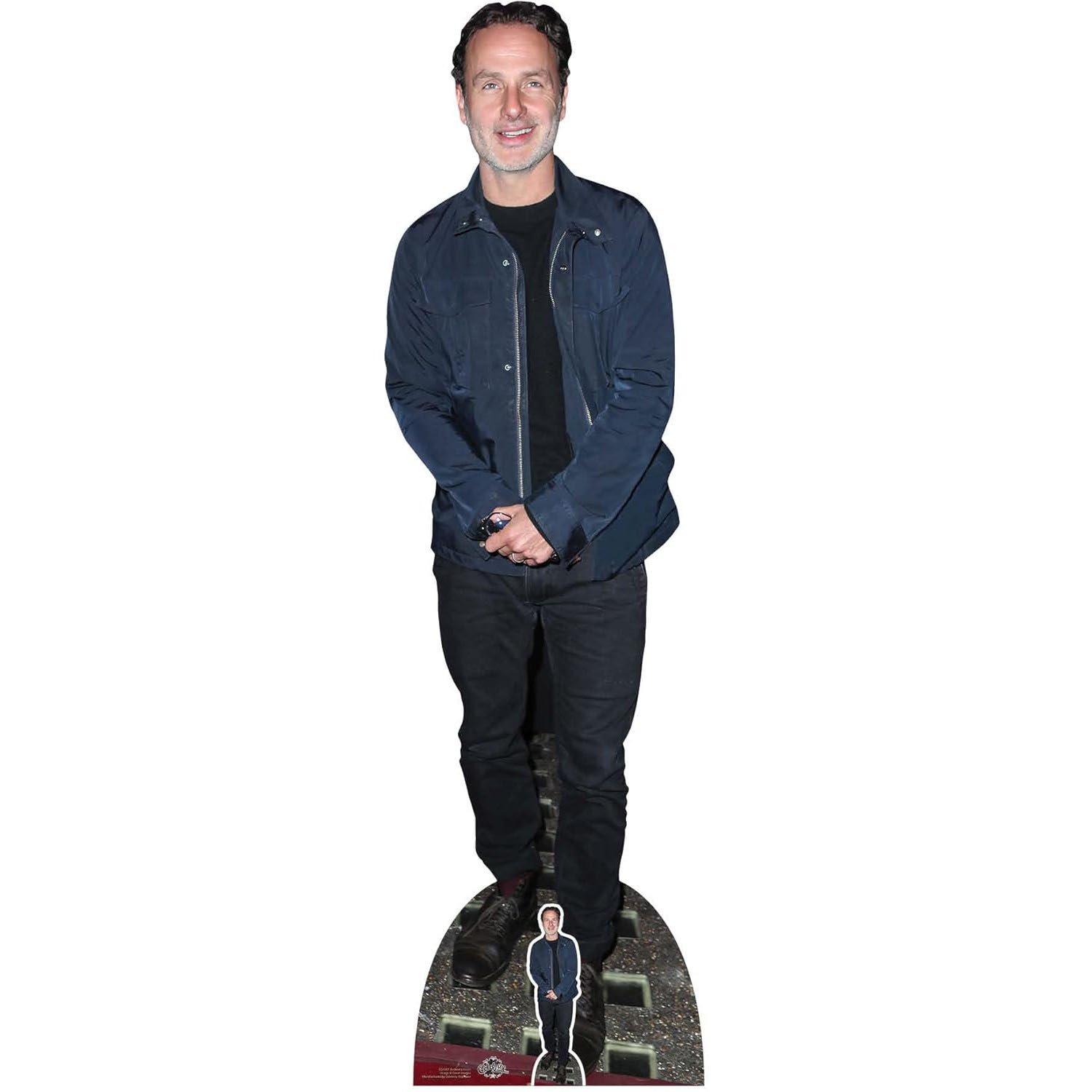 CS1057 Andrew Lincoln (English Actor) Lifesize + Mini Cardboard Cutout Andrew Lincoln (English Actor) Lifesize + Mini Cardboard Cutout - Image 1