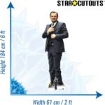 Leonardo DiCaprio 'Wall Street Boss' (American Actor) Lifesize + Mini Cardboard Cutout - Image 3