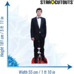 Evan Peters 'Black Suit' (American Actor) Lifesize + Mini Cardboard Cutout - Image 3