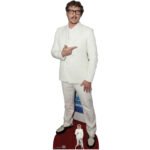 Pedro Pascal 'White Suit' (Chilean/American Actor) Lifesize + Mini Cardboard Cutout
