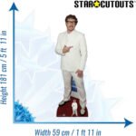Pedro Pascal 'White Suit' (Chilean/American Actor) Lifesize + Mini Cardboard Cutout - Image 3