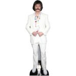 Evan Peters 'Wig & Moustache' (American Actor) Lifesize + Mini Cardboard Cutout