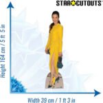 Michelle Yeoh 'Yellow Dress' (Malaysian Actress) Lifesize + Mini Cardboard Cutout - Image 3