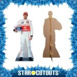 Jenson Button (British Former F1 Racing Driver) Lifesize Cardboard Cutout - Image 2