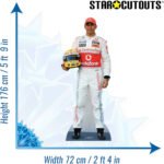 Lewis Hamilton (British F1 Racing Driver) Lifesize Cardboard Cutout - Image 3