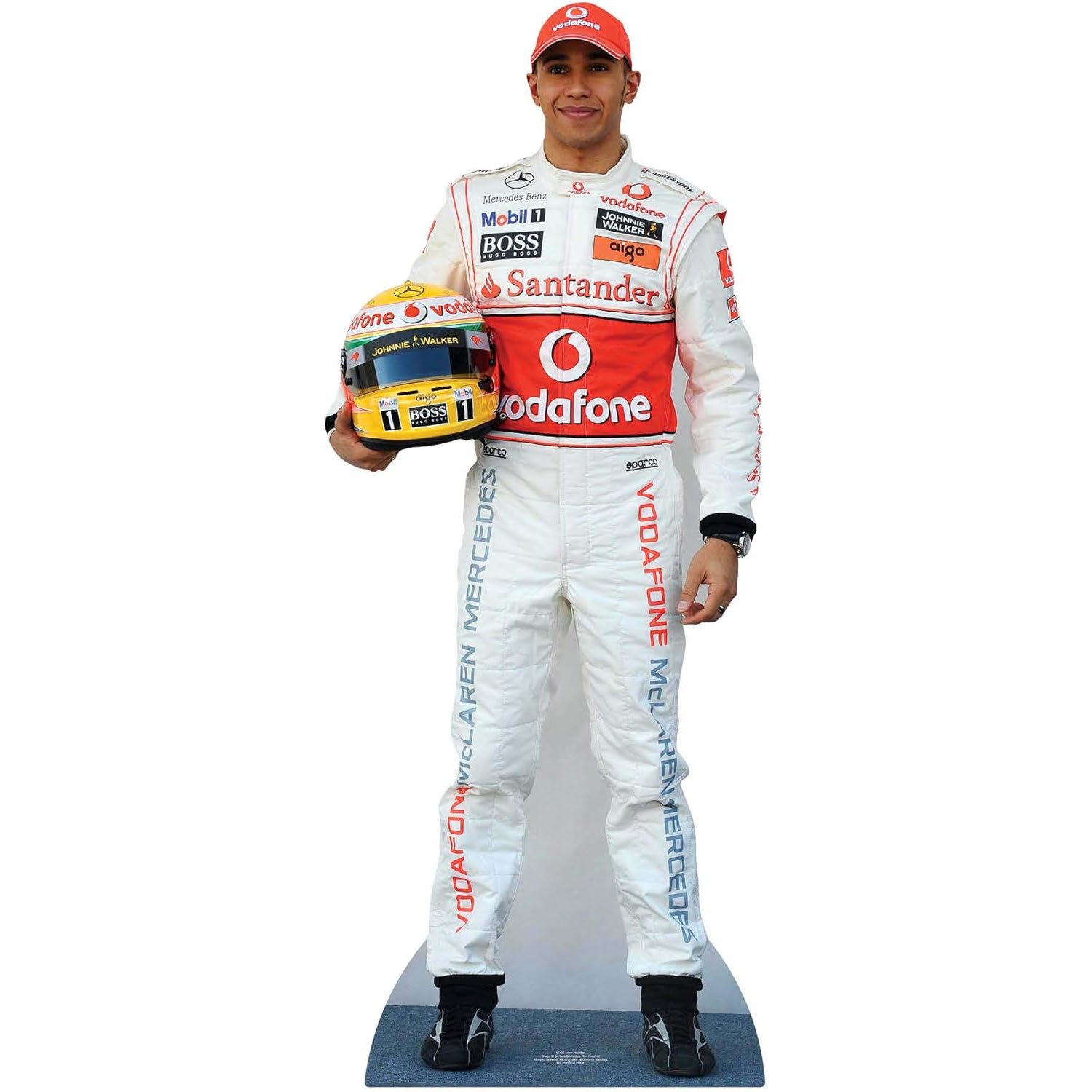 CS431 Lewis Hamilton (British F1 Racing Driver) Lifesize Cardboard Cutout Lewis Hamilton (British F1 Racing Driver) Lifesize Cardboard Cutout - Image 1