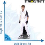 Justin Bieber 'White Tracksuit' (Canadian Singer) Lifesize Cardboard Cutout - Image 3