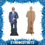 Jason Statham 'Blue Suit' (English Actor) Lifesize Cardboard Cutout - Image 2