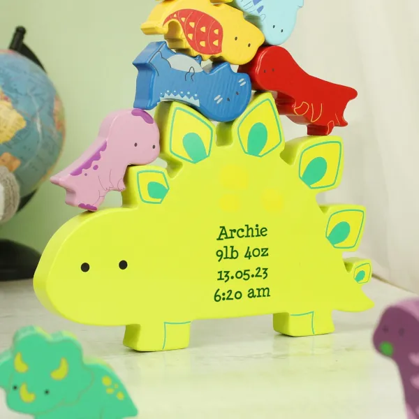 P1011G74-Personalised-Any-Message-Childrens-Wooden-Dinosaur-Stacker-Toy-8-scaled