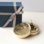 Personalised Word Search Design Brass Nautical Sundial Compass - Image 3