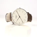 Architect London Zephyr Men's Minimalist Modern Font Engraving Watch With Urban Grey Leather Strap
