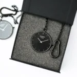 Architect London Own Handwriting Black Modern Pocket Watch - Image 2