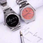 Wave by Architect London Men's Handcrafted Stainless Steel Watch (Peach Breeze) - Image 4