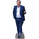 Piers Morgan 'Blue Suit' (English Broadcaster) Lifesize + Mini Cardboard Cutout / Standee