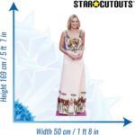 Margot Robbie 'White Dress' (Australian Actress) Lifesize + Mini Cardboard Cutout / Standee - Image 3