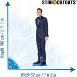 George Russell 'Blue Suit' (British F1 Racing Driver) Lifesize + Mini Cardboard Cutout / Standee - Image 3